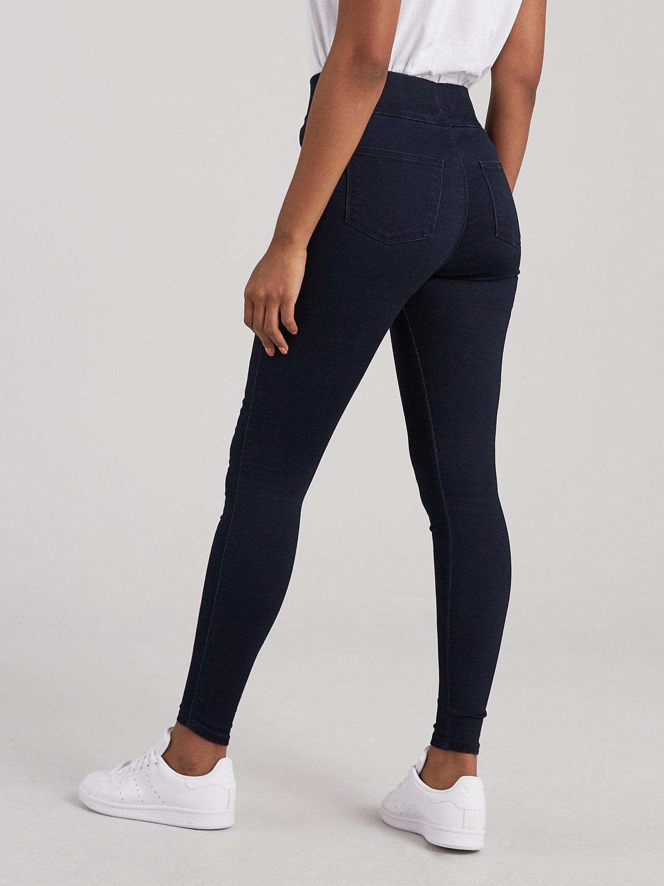 Everyday Long High Waist Jeggings - Indigo