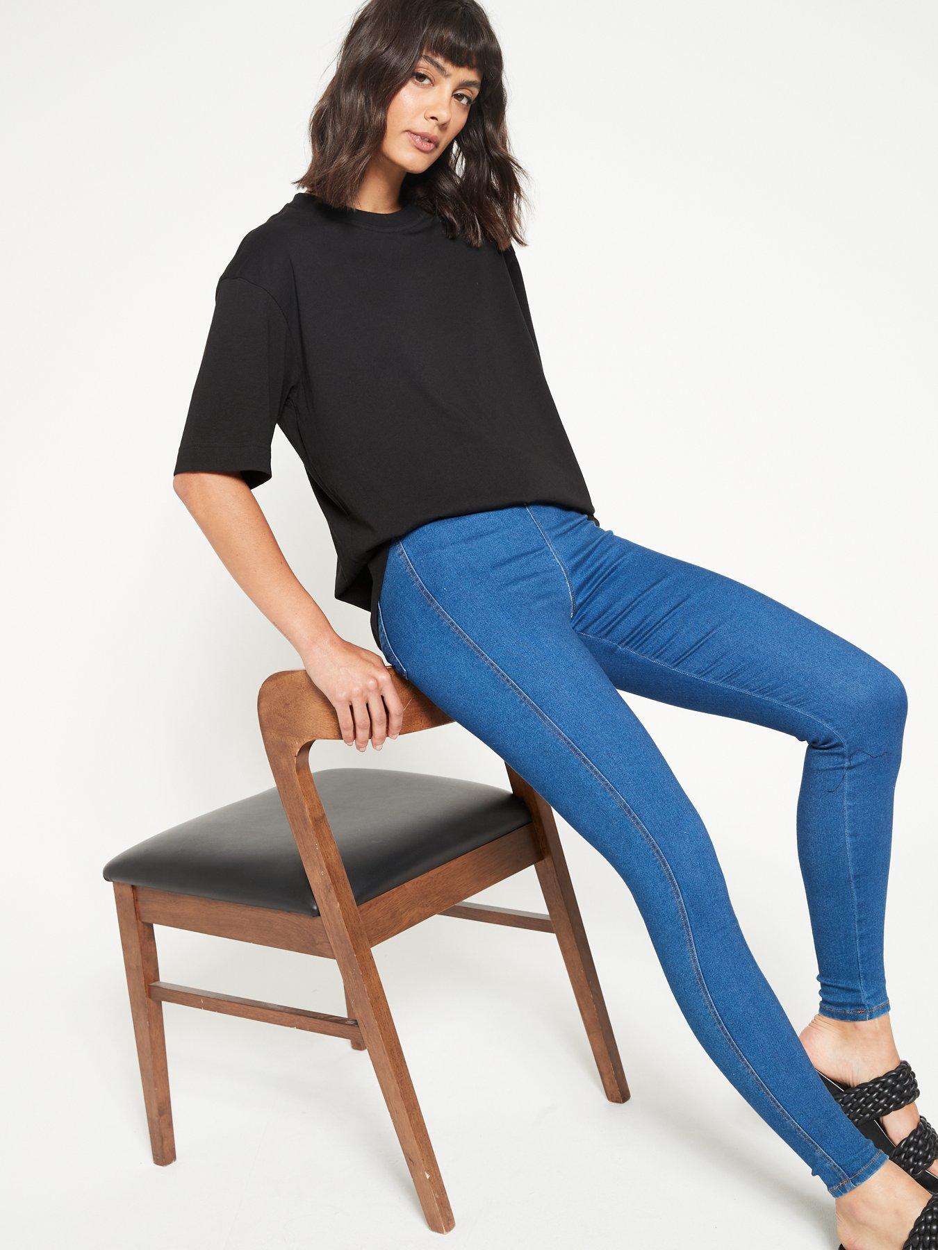 Image 4 of 4 of Everyday High Waist Jegging - Mid Wash