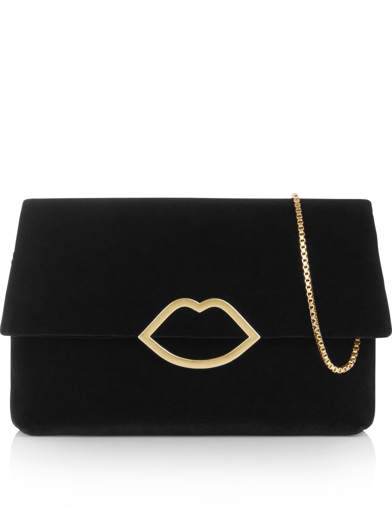 Lulu Guinness Issy Velvet Lip Medium Clutch Bag review