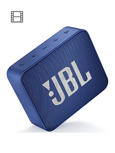 JBL GO 2 Wireless Bluetooth Speaker with IPX7 Water-Resistant Rating, 5 Hours Playtime and Call Handling - Blue