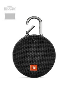 JBL JBL Clip3 Wireless Bluetooth Ultra Portable and Rugged Speaker with Integrated Carabiner Clip and Up To 10 hours Playtime - Black