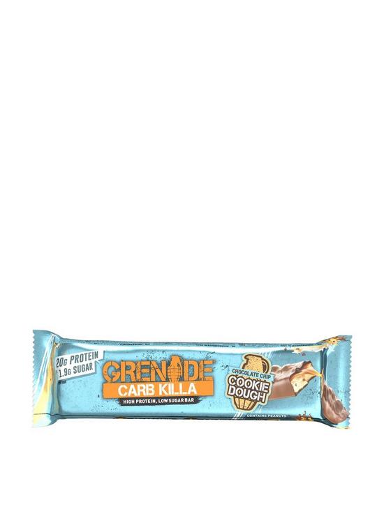 stillFront image of grenade-carb-killa-12-x-60g-chocolate-chip-cookie-dough