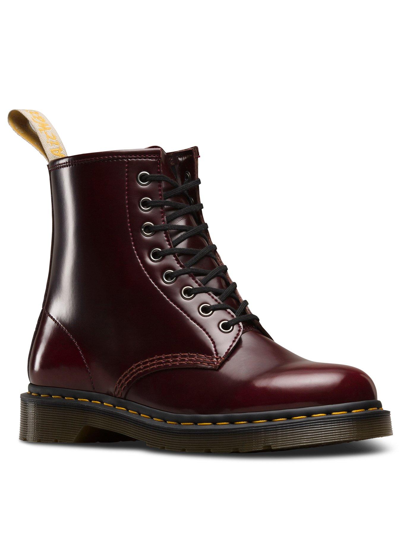 dr martens maroon boots