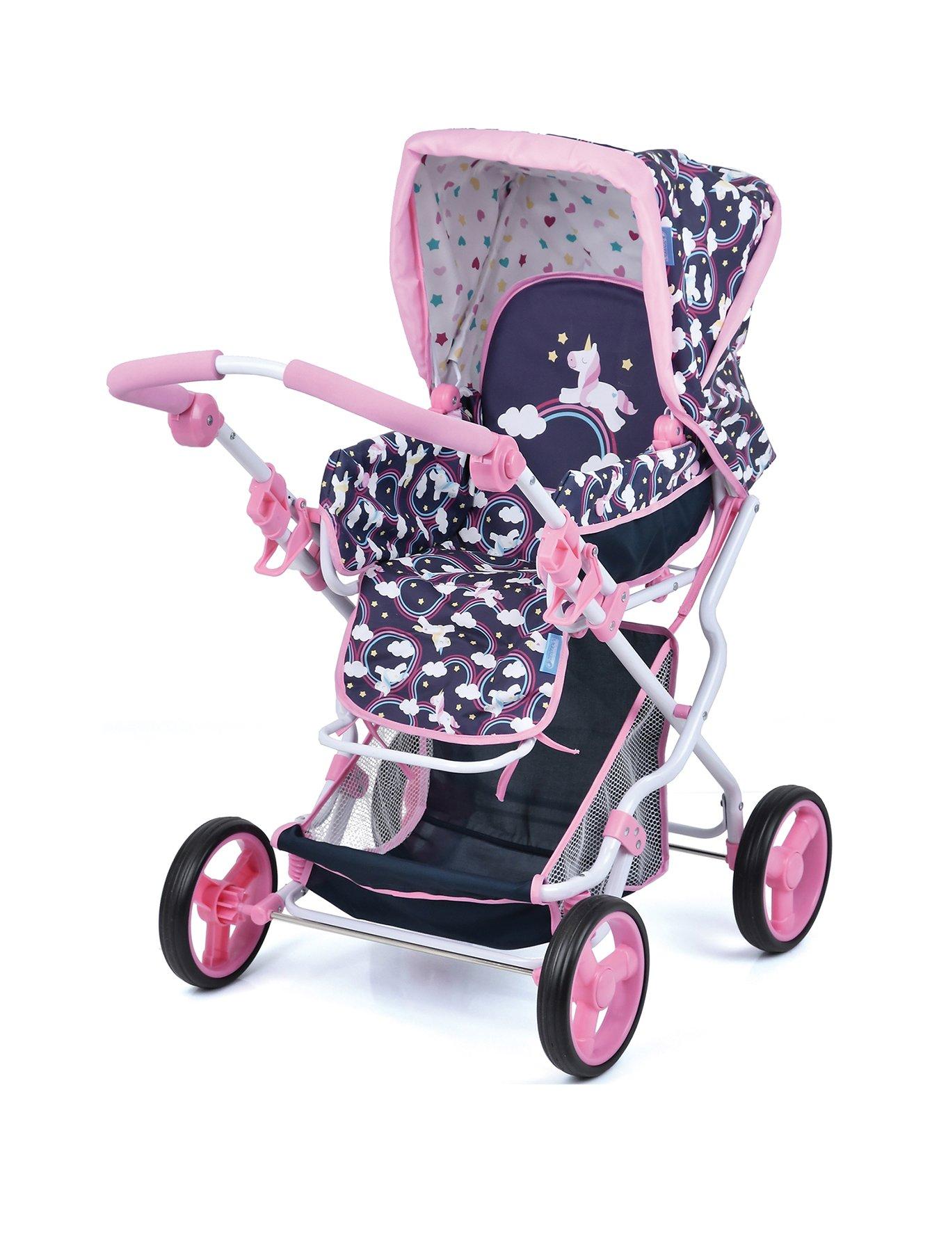 hauck unicorn double dolls pram