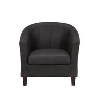Majestic Faux Leather Tub Chair Very, Faux Leather Tub Chair