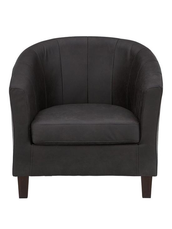 stillFront image of very-home-majestic-faux-leather-tub-chairnbsp--fscreg-certified