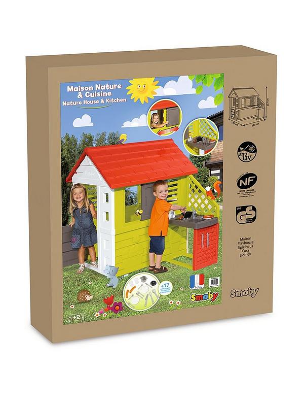 Image 2 of 4 of Smoby Nature Playhouse with Summer Kitchen