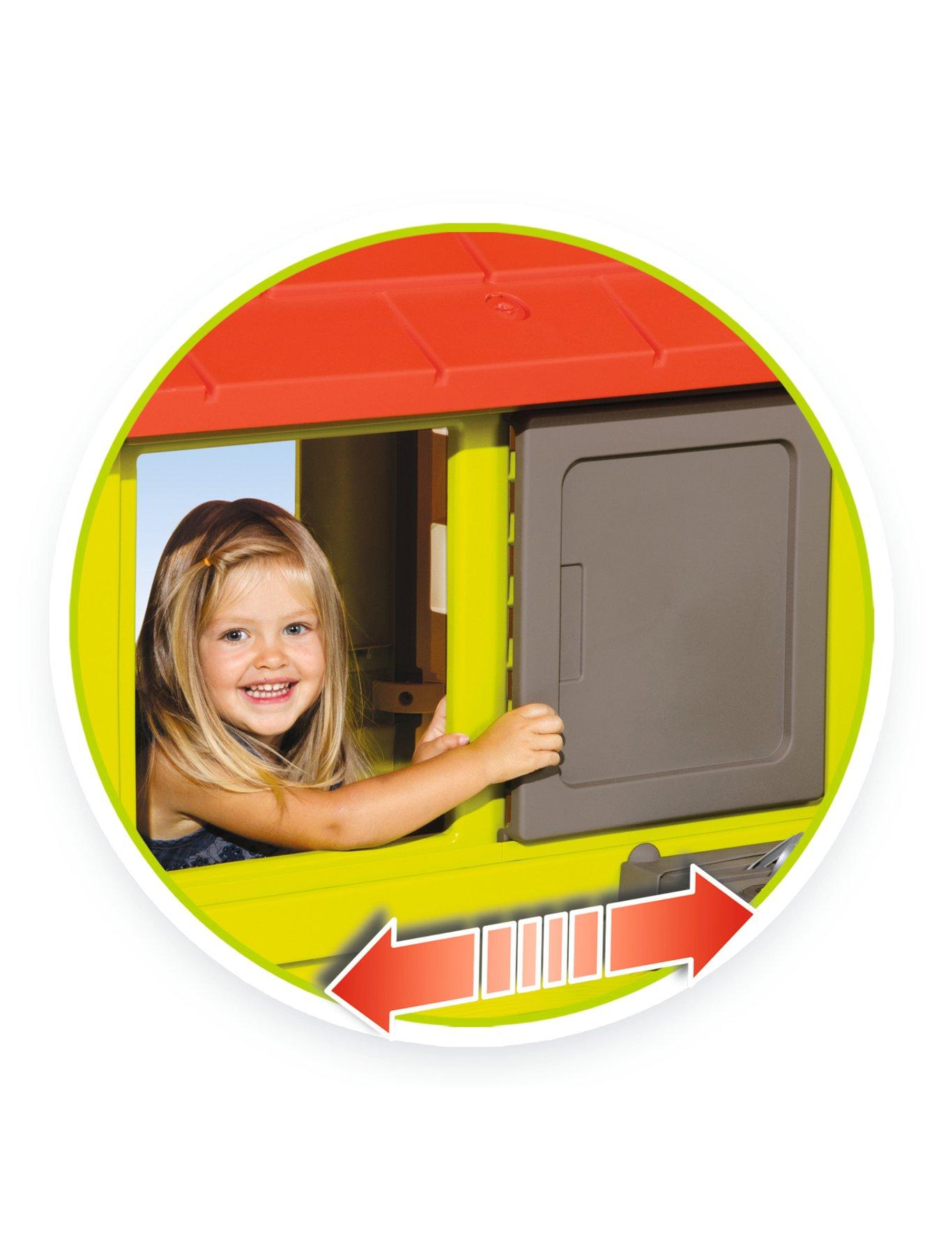 Smoby nature playhouse discount with summer kitchen