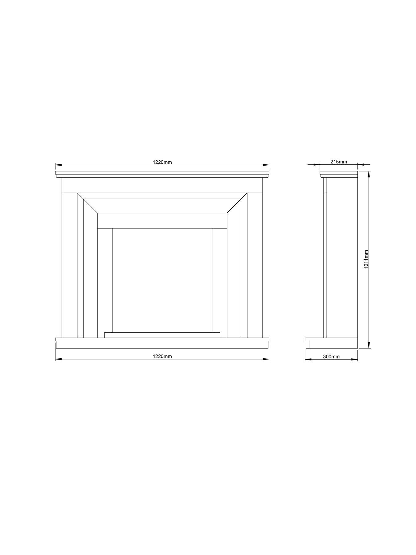 Image 3 of 5 of Be Modern Whitham Electric Fireplace Suite
