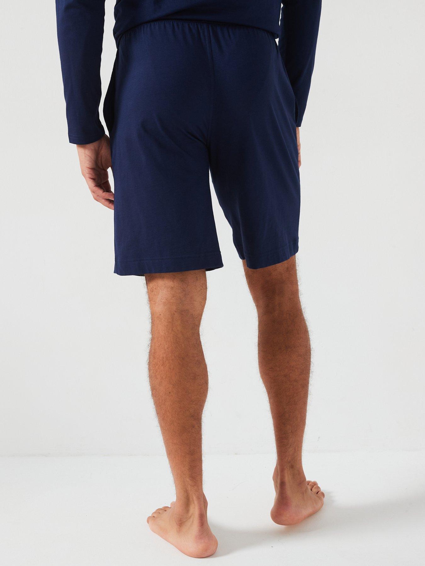 Image 2 of 4 of Polo Ralph Lauren Jersey Lounge Shorts - Navy