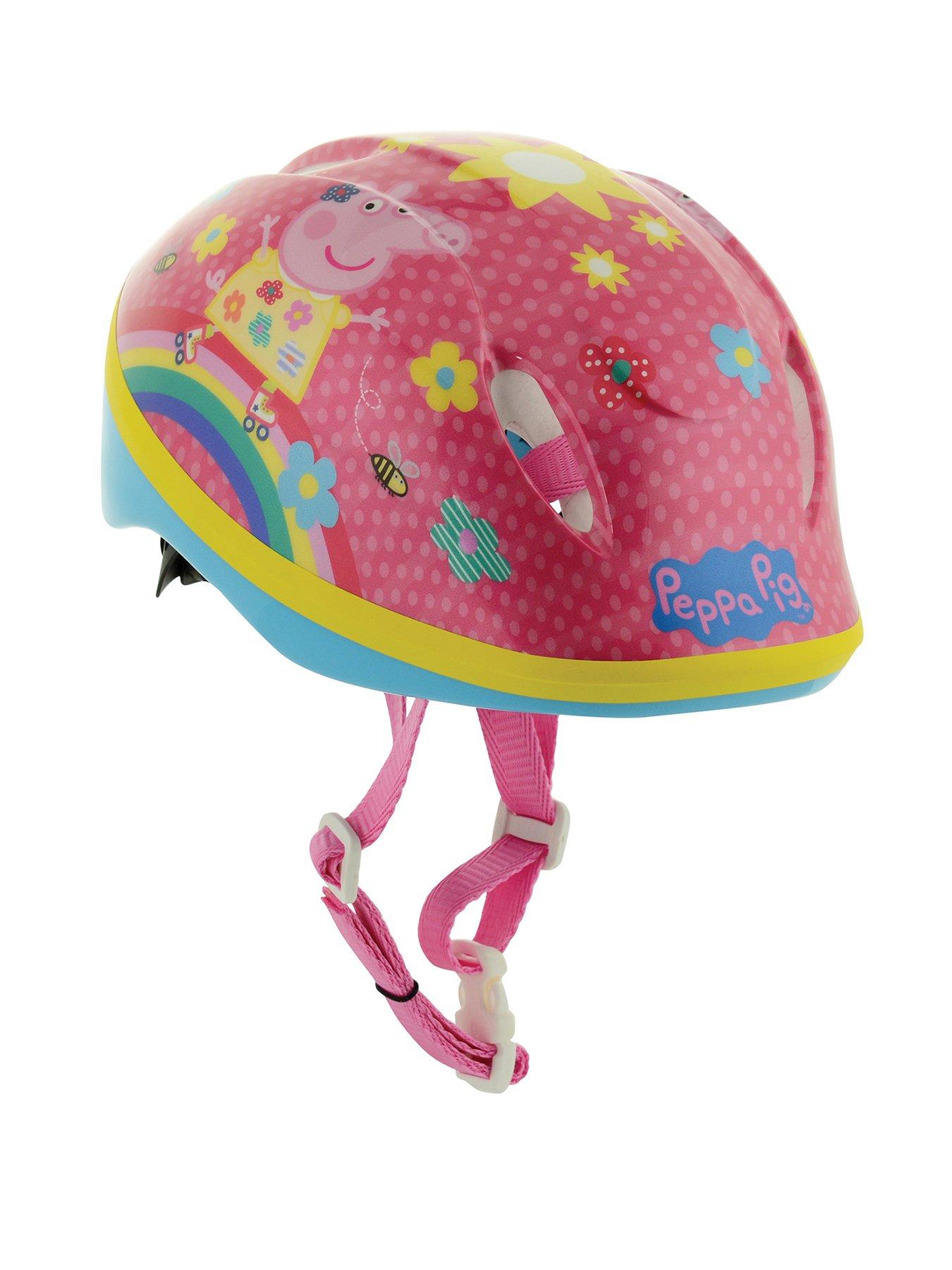 Peppa pig bike helmet and cheap pads