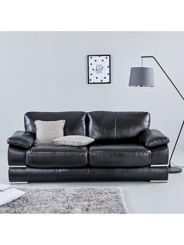 Product photograph of Very Home Primo Italian Leather Sofa Bed - Fsc Reg Certified from very.co.uk