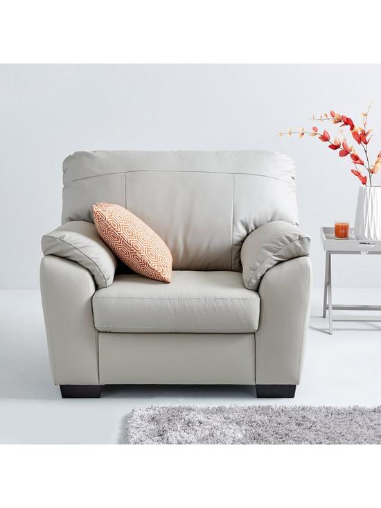 stillFront image of merkle-leatherfaux-leather-armchair