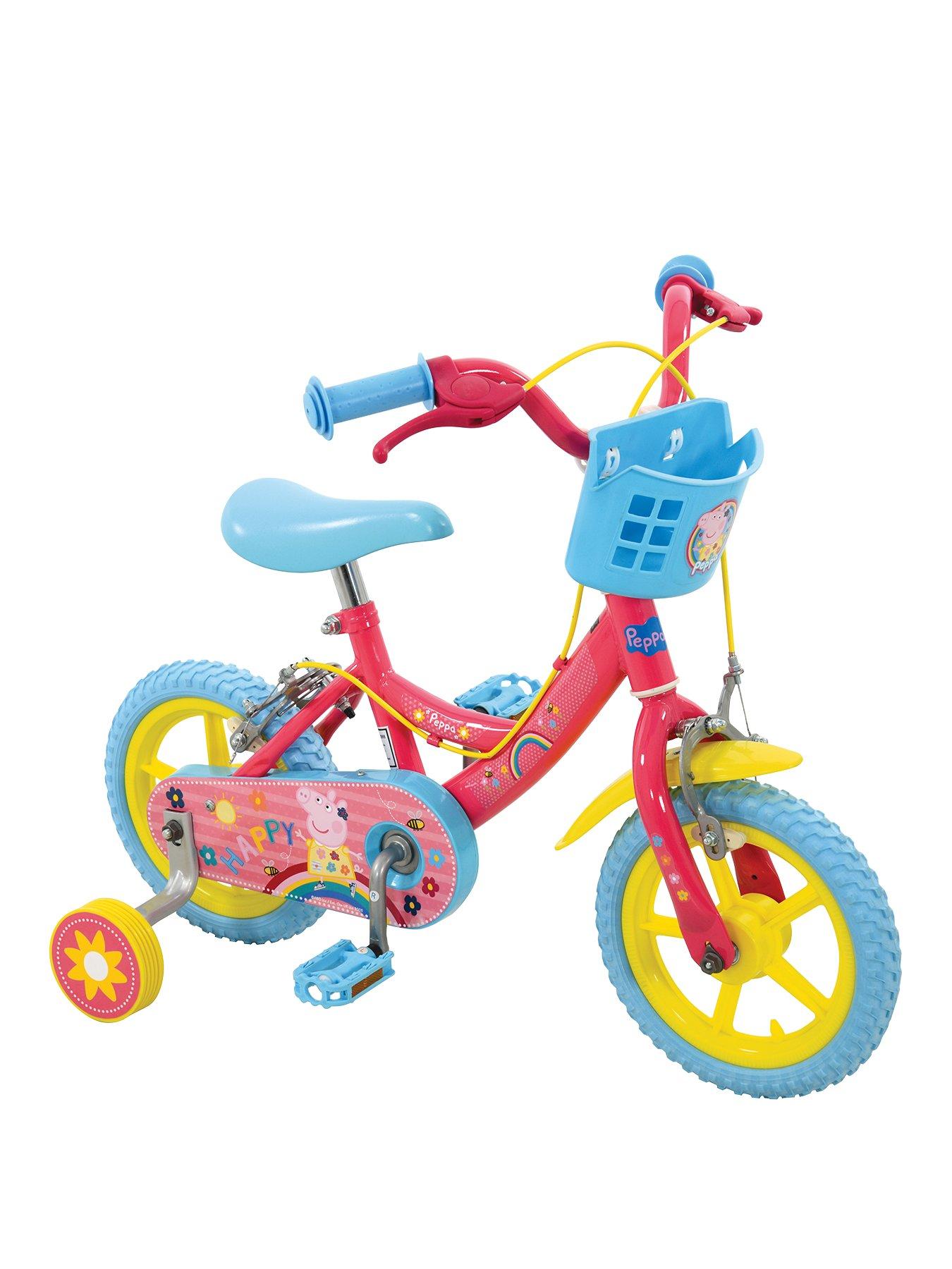 peppa pig bike with doll seat