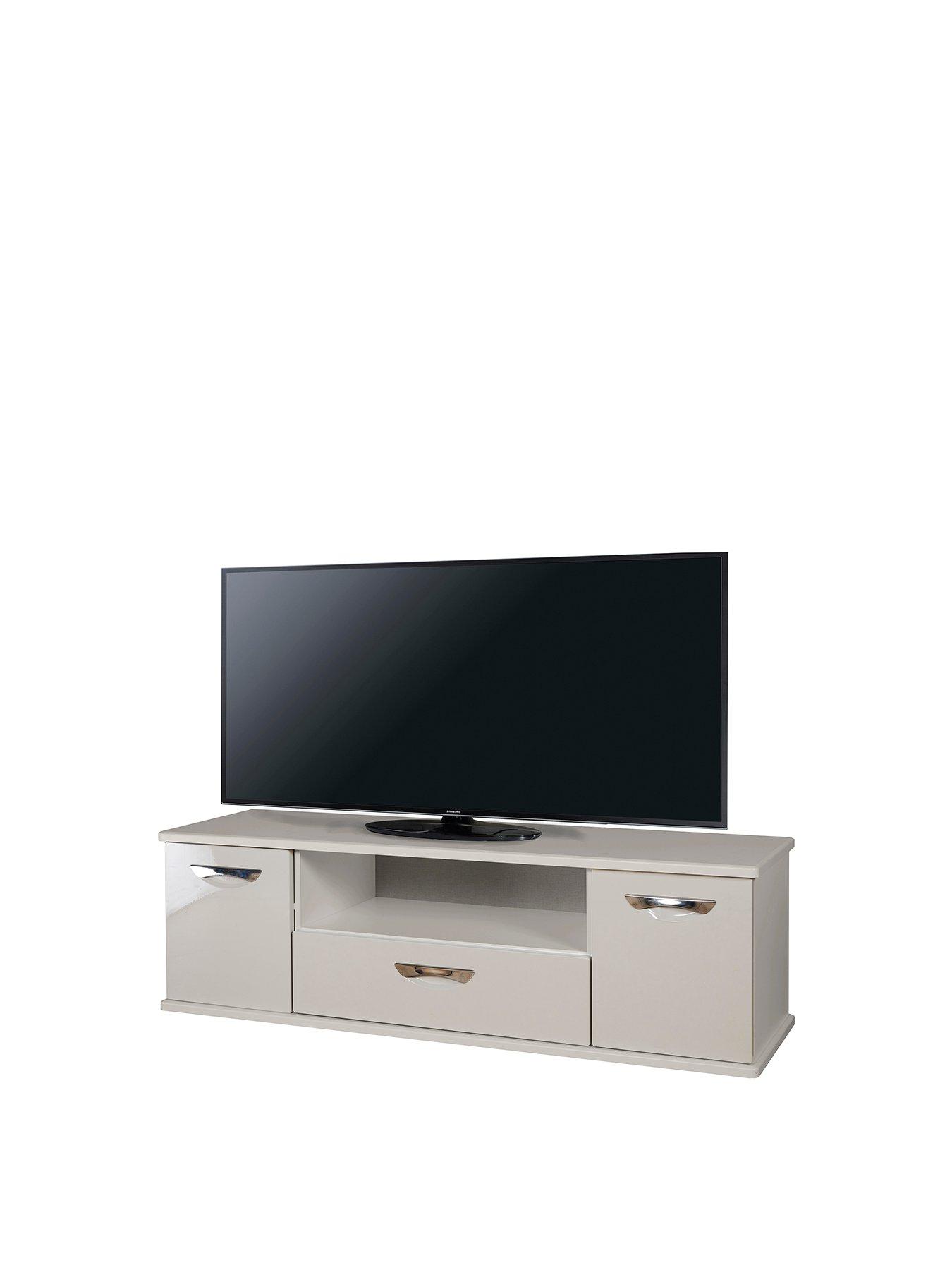 Grey gloss deals tv cabinet