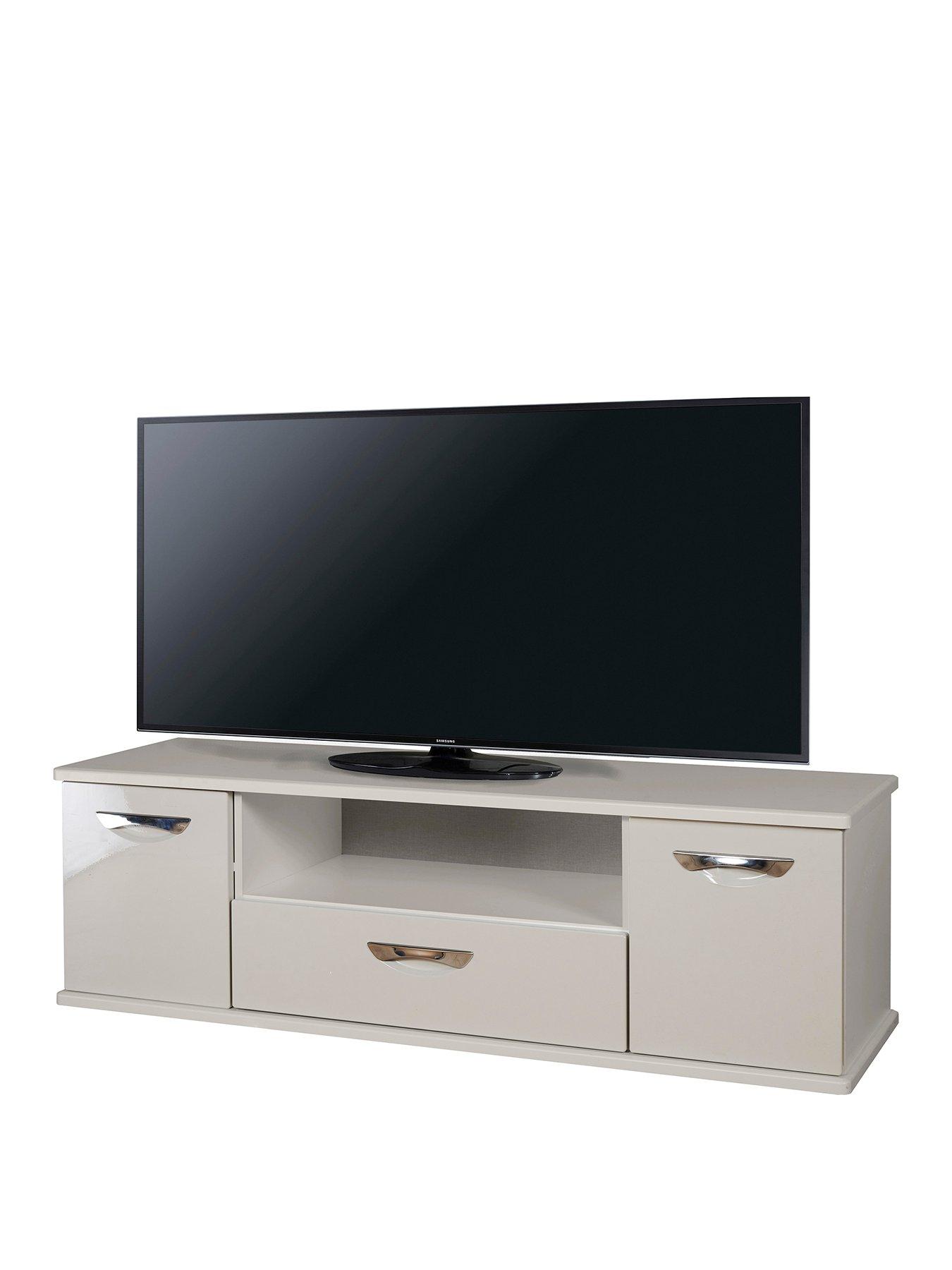 Image 2 of 5 of SWIFT Neptune Ready Assembled Grey High Gloss TV Unit - fits up to 65 inch TV&nbsp;- FSC&reg; Certified