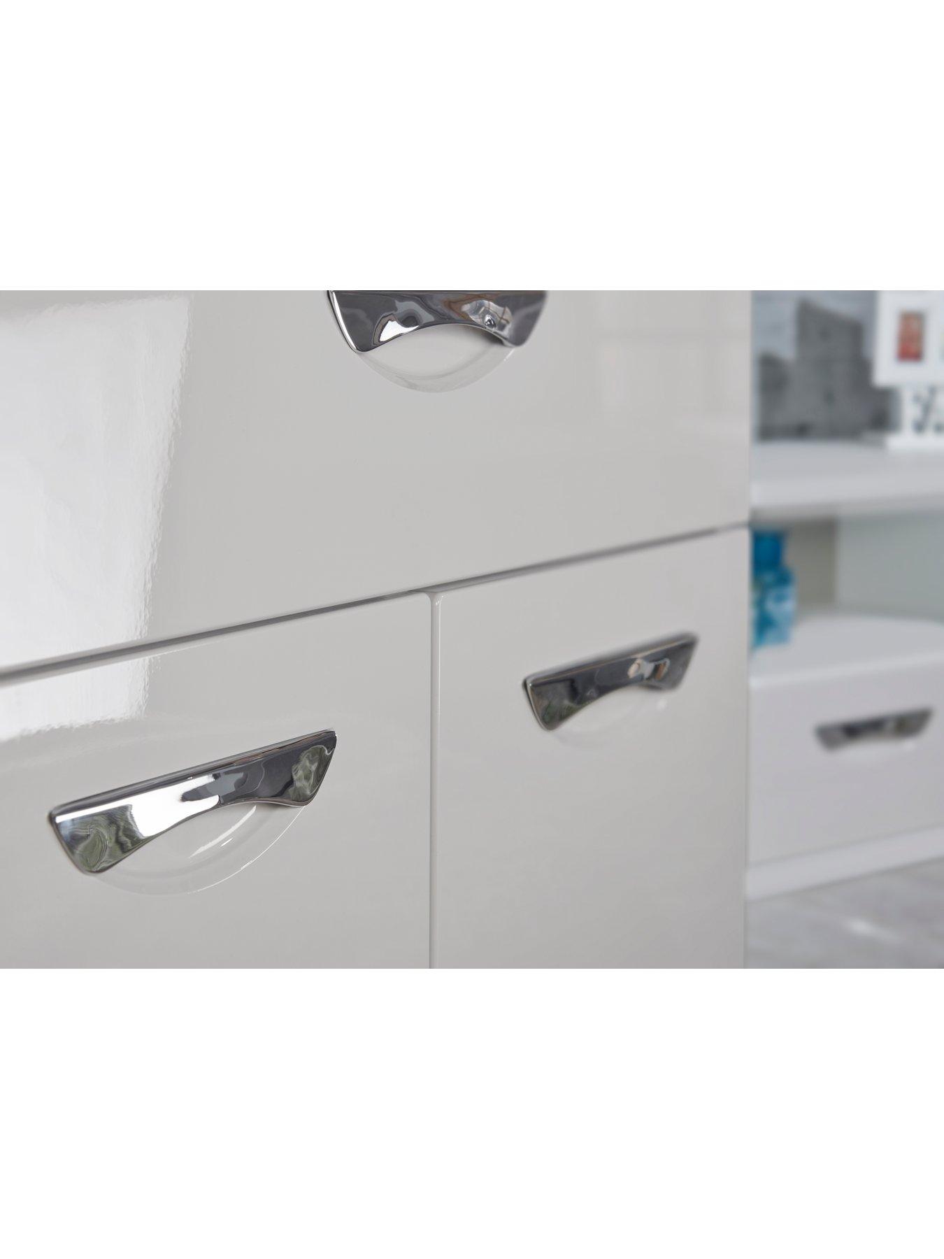 Image 3 of 5 of SWIFT Neptune Ready Assembled Grey High Gloss TV Unit - fits up to 65 inch TV&nbsp;- FSC&reg; Certified