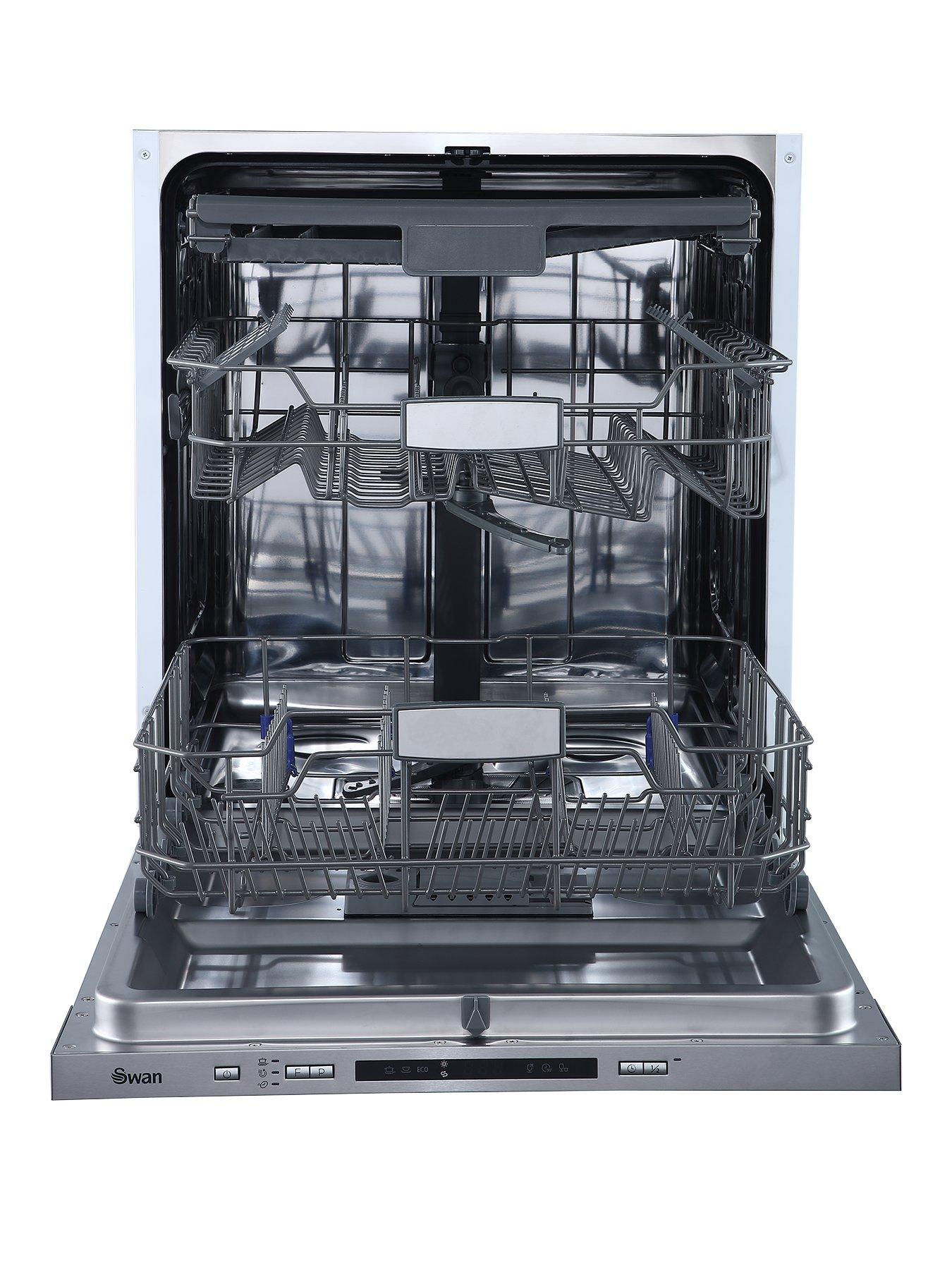 Swan Sdwb75110 Integrated 14-Place Full Size Dishwasher – Stainless Steel