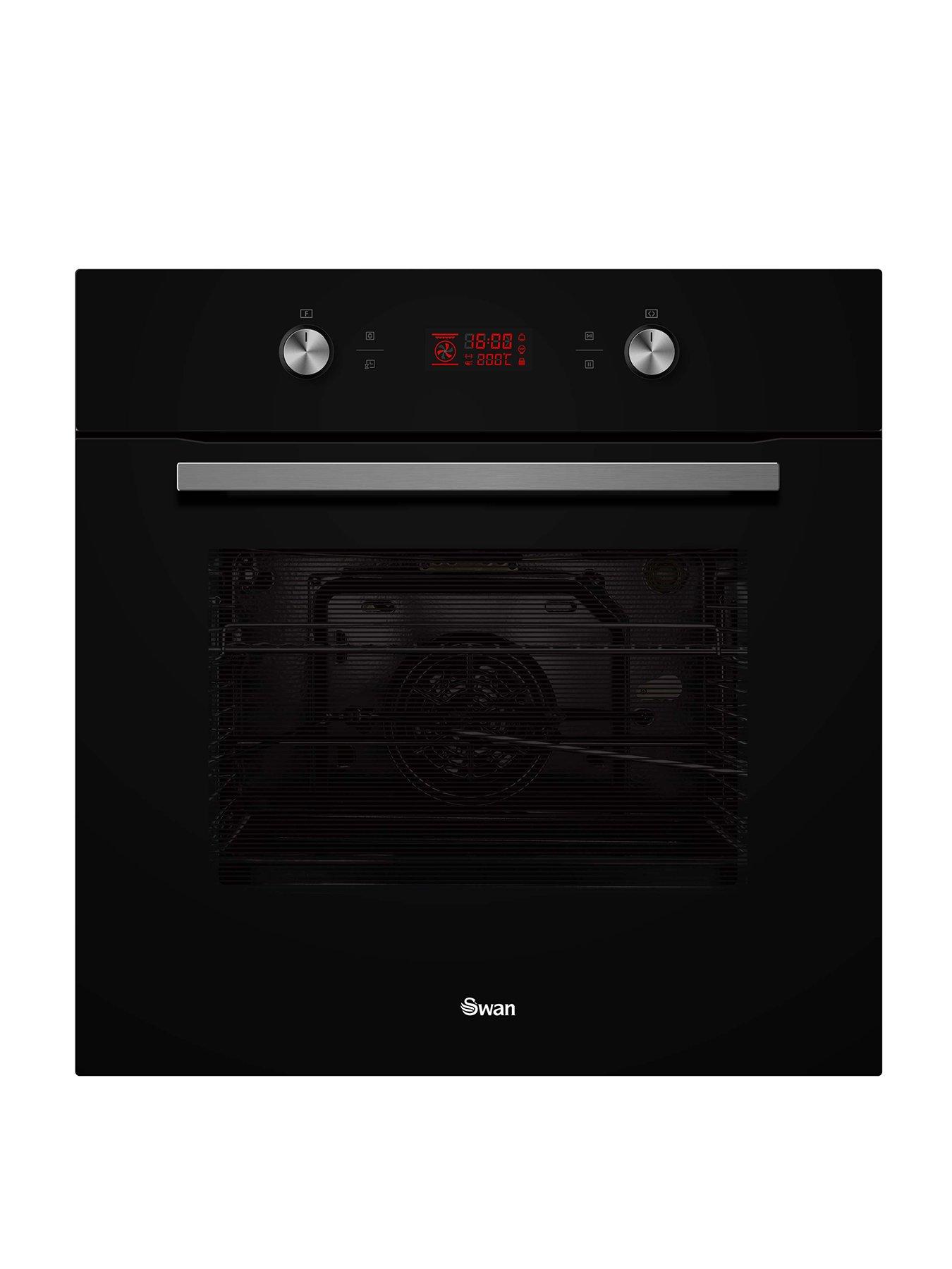 Swan Sxb75250B 60Cm Electric Multifunction Single Oven – Black Glass