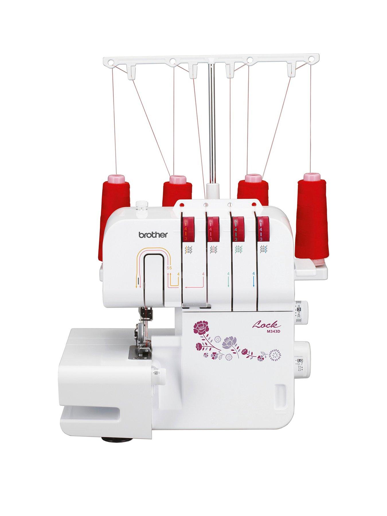 Brother M343D Overlocker Sewing Machine - White