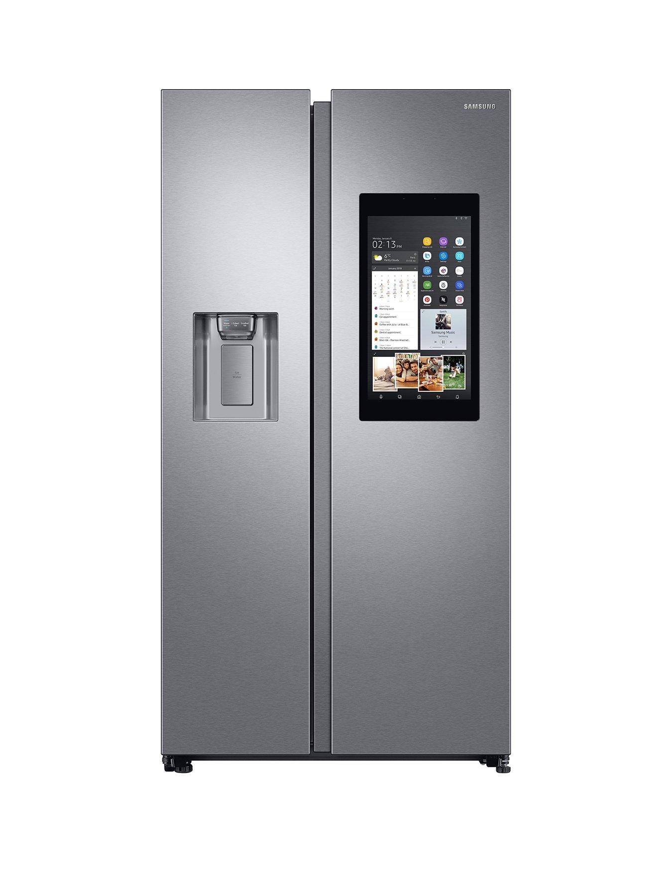 Samsung Rs68N8941Sl/Eu Family Hub Style Frost Free Fridge Freezer With Plumbed Ice, Water Dispenser And 5 Year Samsung Parts And Labour Warranty – Aluminium Finish