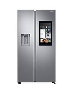 Samsung RS68N8941SL/EU Family Hub Style Frost Free Fridge Freezer with Plumbed Ice, Water Dispenser and 5 Year Samsung Parts and Labour Warranty - Aluminium Finish