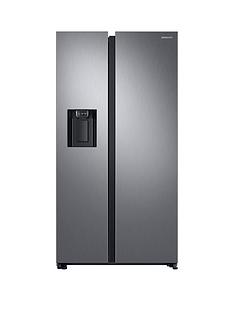 Samsung RS68N8240S9/EU American Style Frost Free Fridge Freezer with Plumbed Water, Ice Dispenser and 5 Year Samsung Parts and Labour Warranty - Matt Silver