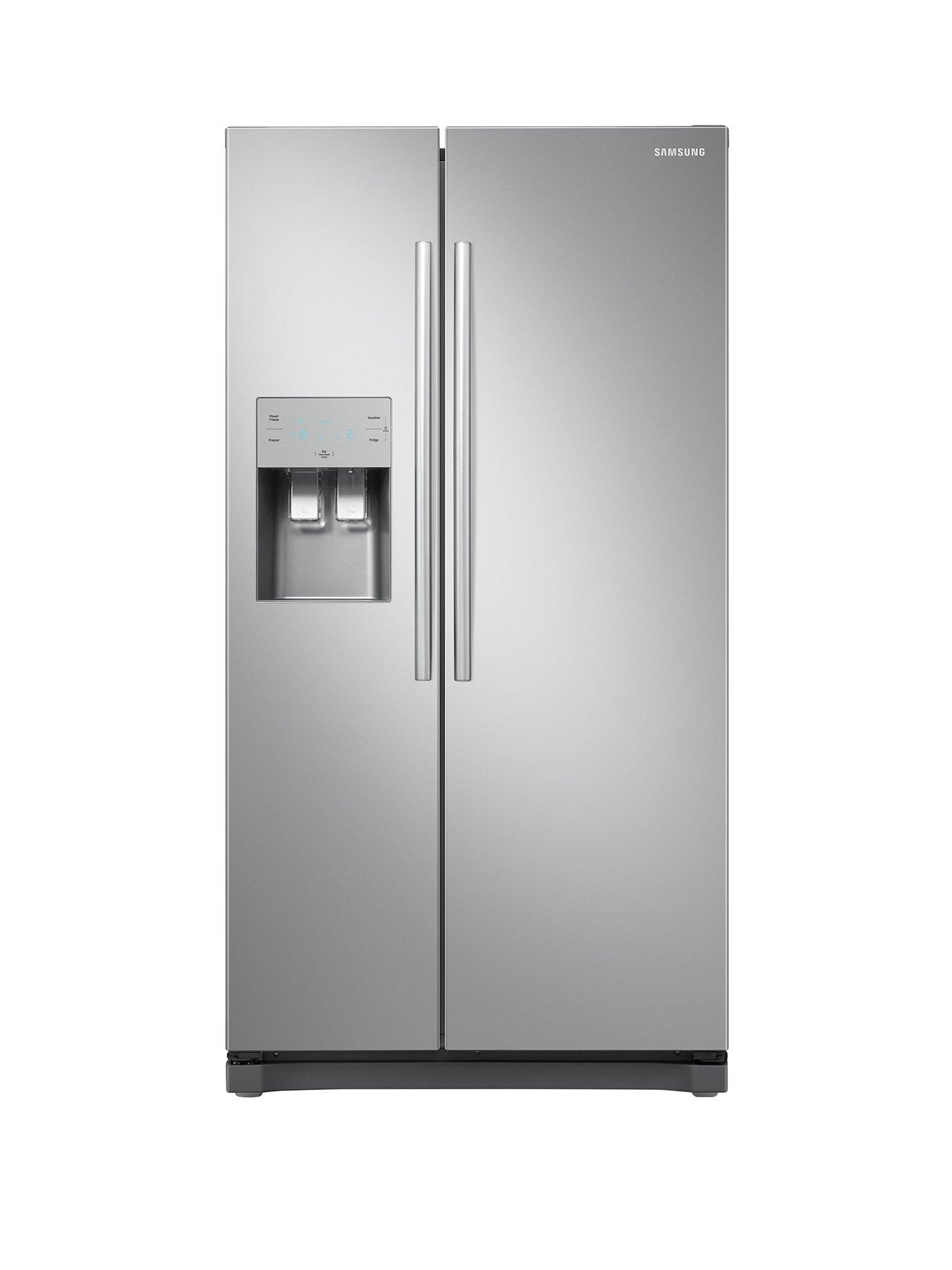 Samsung Rs50N3513Sa/Eu American Style Frost Free Fridge Freezer With Plumbed Water, Ice Dispenser And 5 Year Samsung Parts And Labour Warranty – Graphite