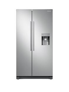 Samsung RS52N3313SA/EU American Style Frost Free Fridge Freezer with Non Plumbed Water Dispenser and 5 Year Samsung Parts and Labour Warranty - Graphite
