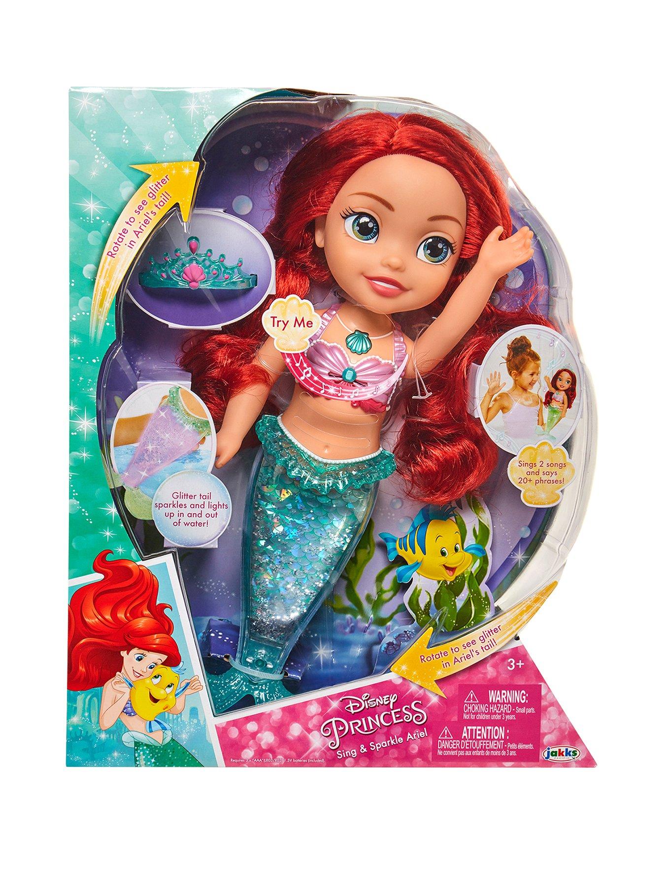 disney princess sing and sparkle ariel doll instructions