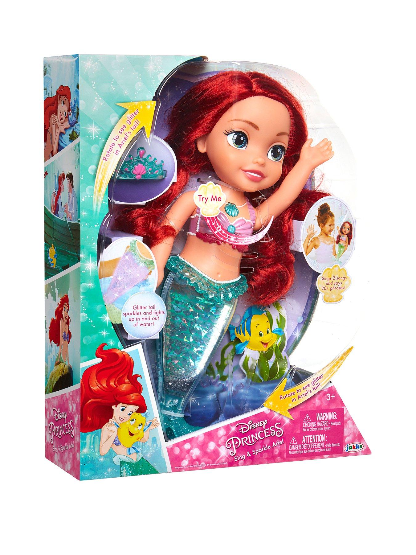 disney princess sparkle ariel doll