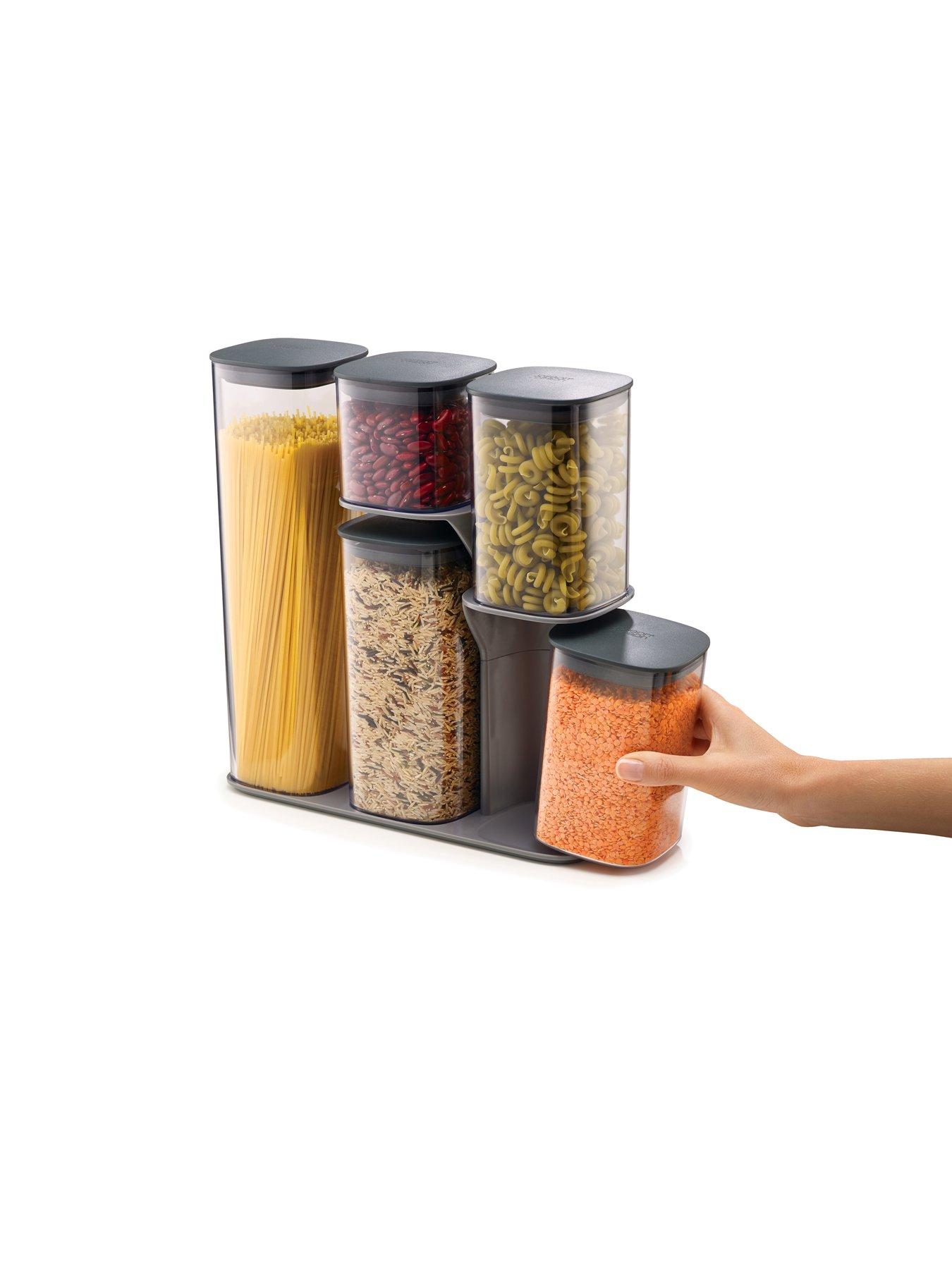 Joseph Joseph Podium 100 Dry Food Storage Container Stand, 5-Piece