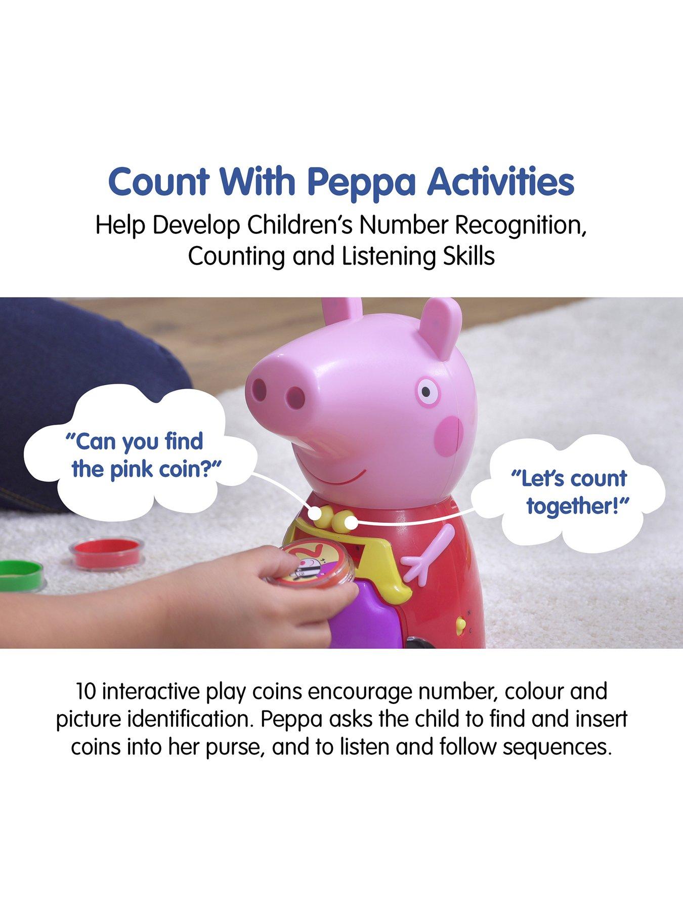 Peppa pig count hot sale with peppa toy