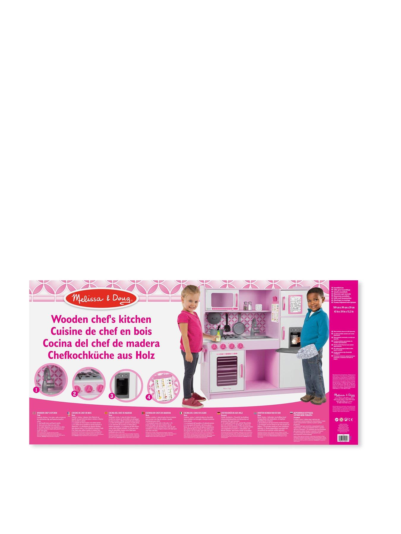 melissa and doug pink kitchen