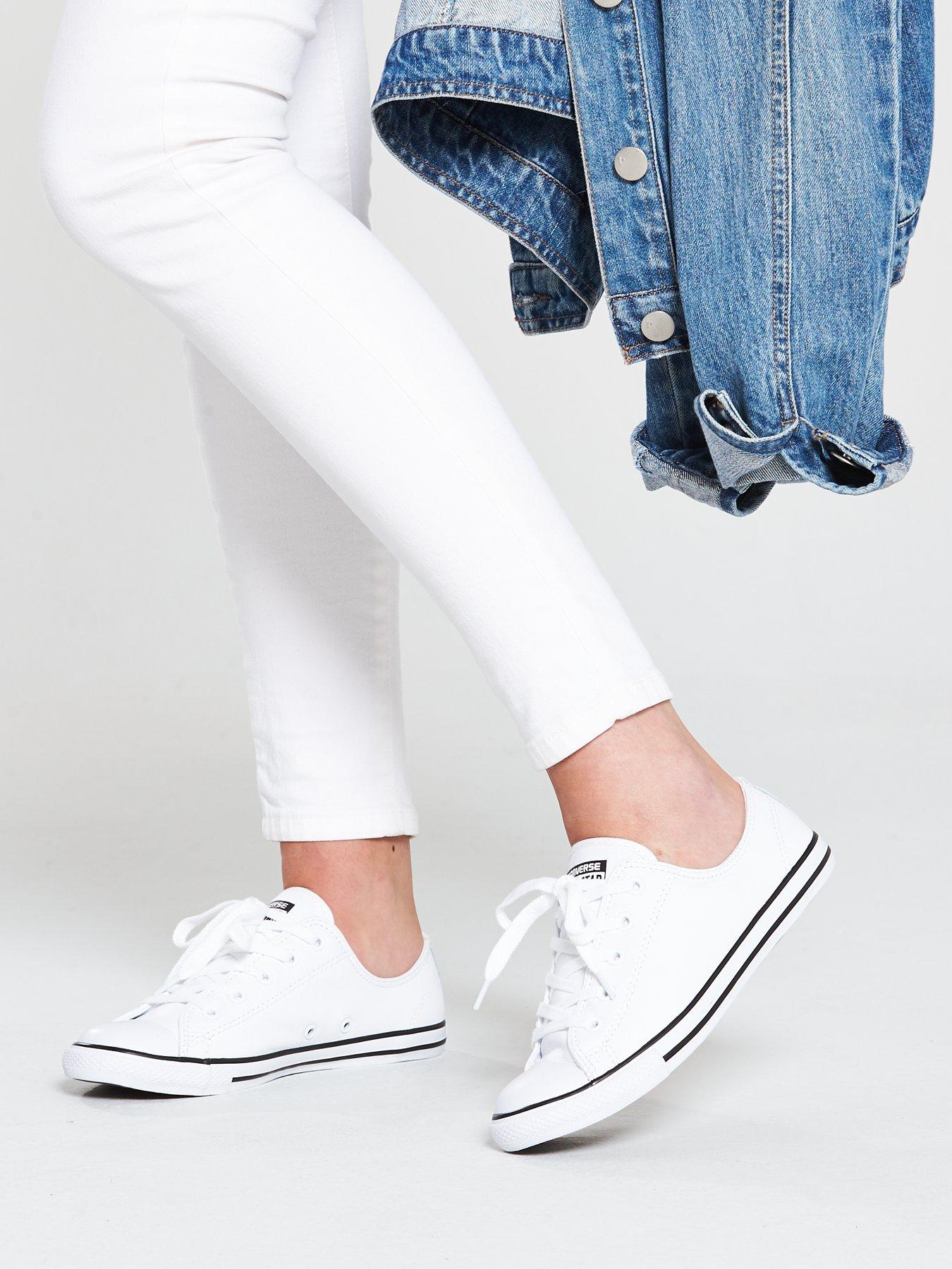 converse dainty ox leather