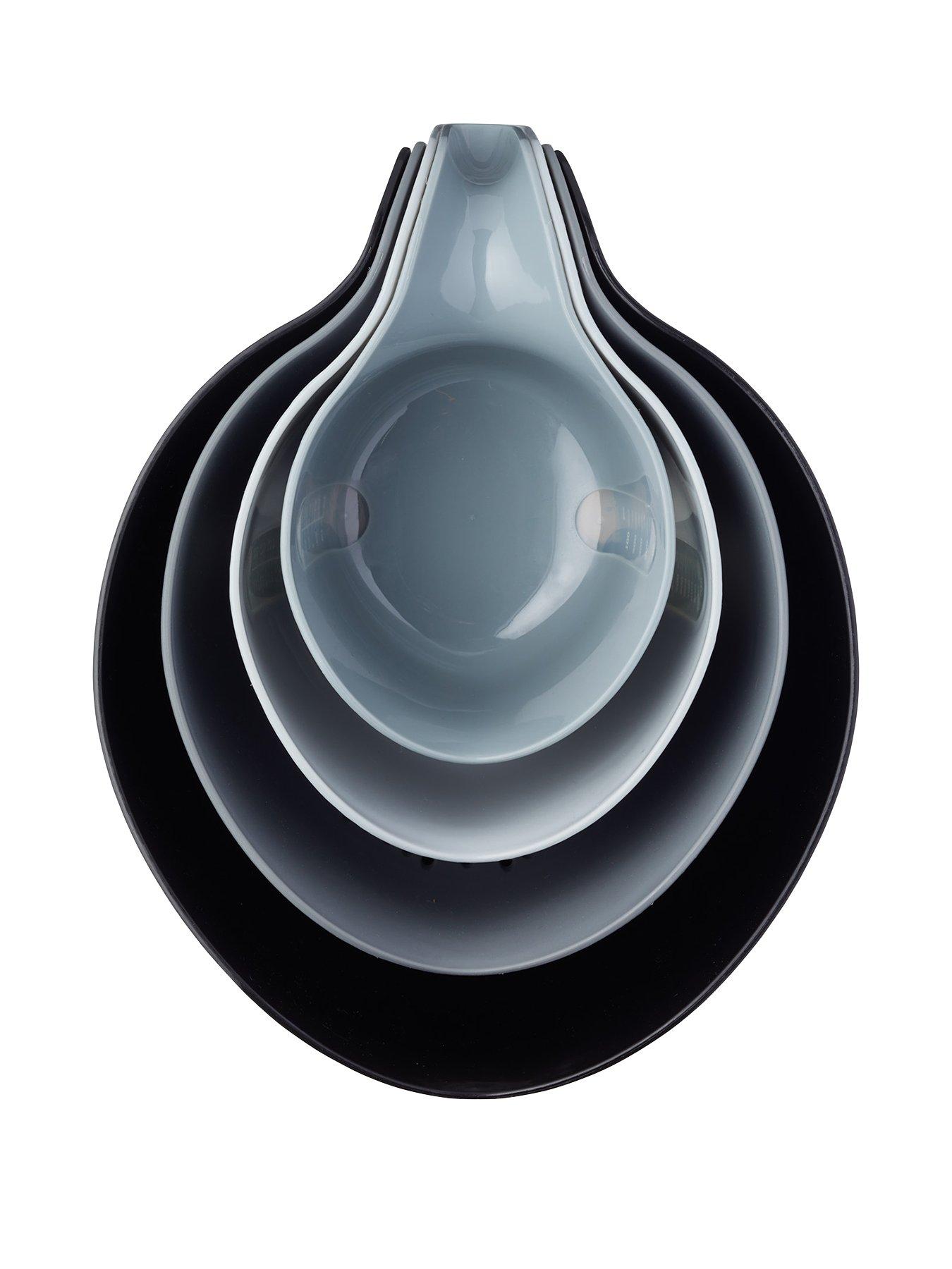 Image 1 of 6 of MasterClass Smart Space 4-Piece Stackable Mixing Bowl Set