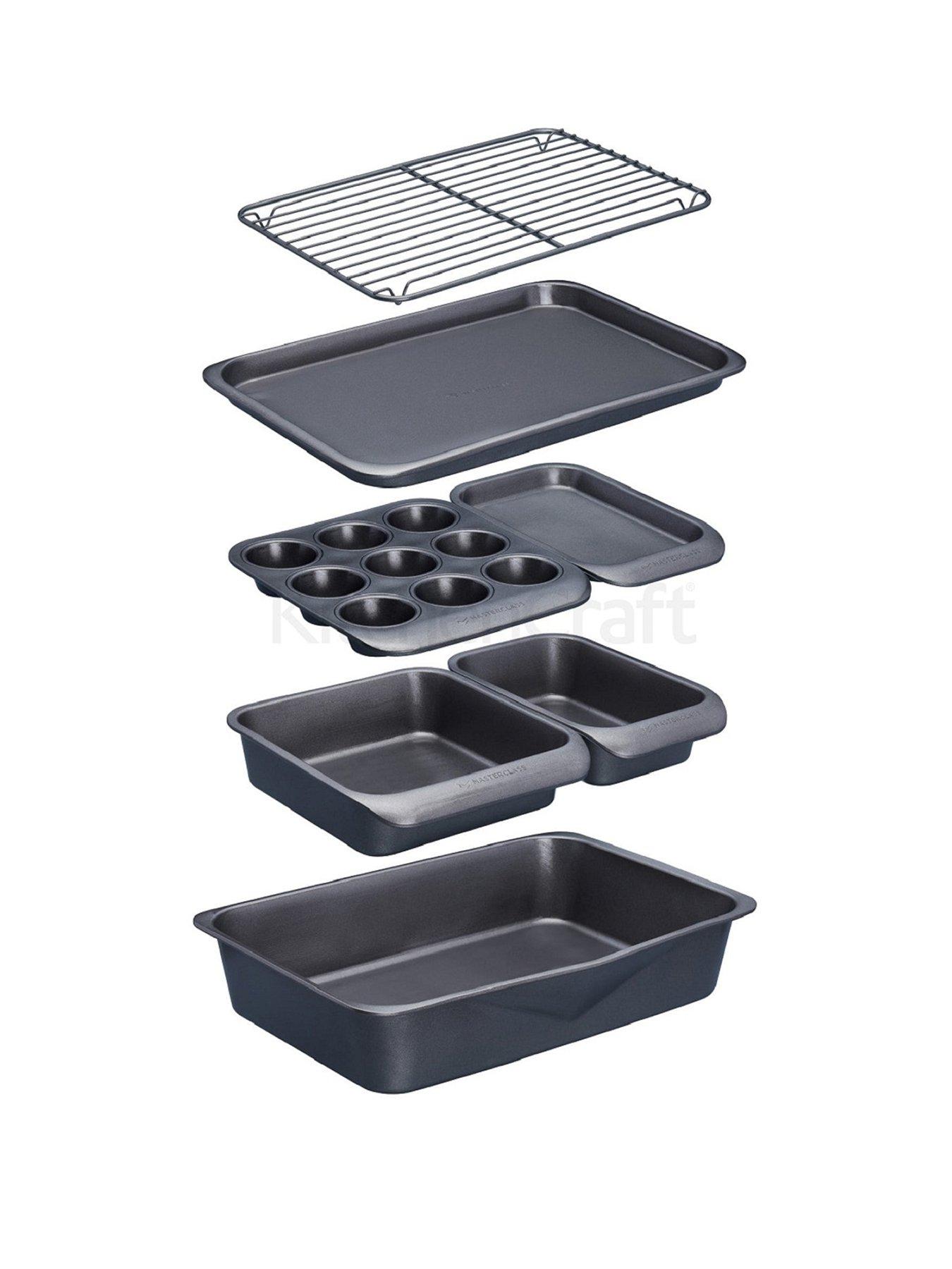 Smart Space 7 Piece Stackable Non Stick Bakeware Set