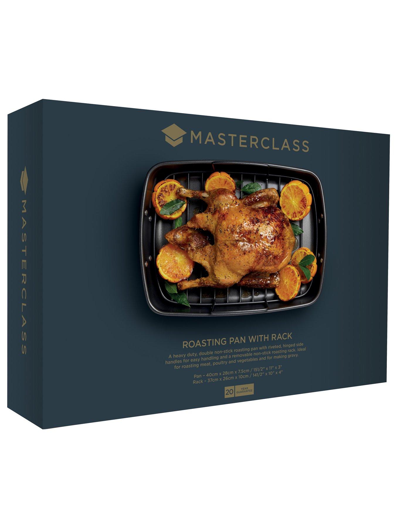 Image 3 of 3 of MasterClass Large Non-Stick Roasting Tray with Rack