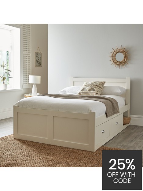 very-home-geneva-bed-frame-with-mattress-options-buy-and-save