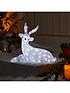  image of very-home-spun-acrylic-light-up-reindeer-with-antlers-outdoor-christmas-decoration