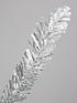  image of 6ft-silver-grey-sparkle-christmas-tree-with-frosted-tips