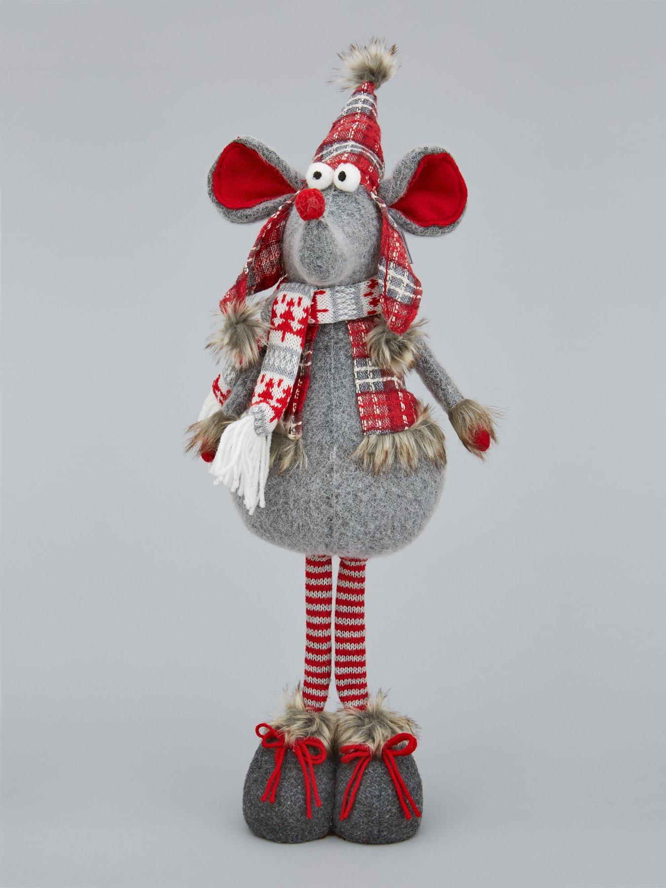 Standing Plush Mouse Christmas Room Decoration review