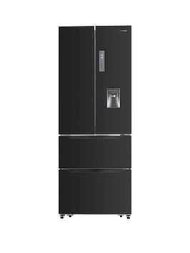 Hisense Rf528N4Wb1 70Cm Wide French Door Style Fridge Freezer With Water Dispenser - Black Best Price, Cheapest Prices