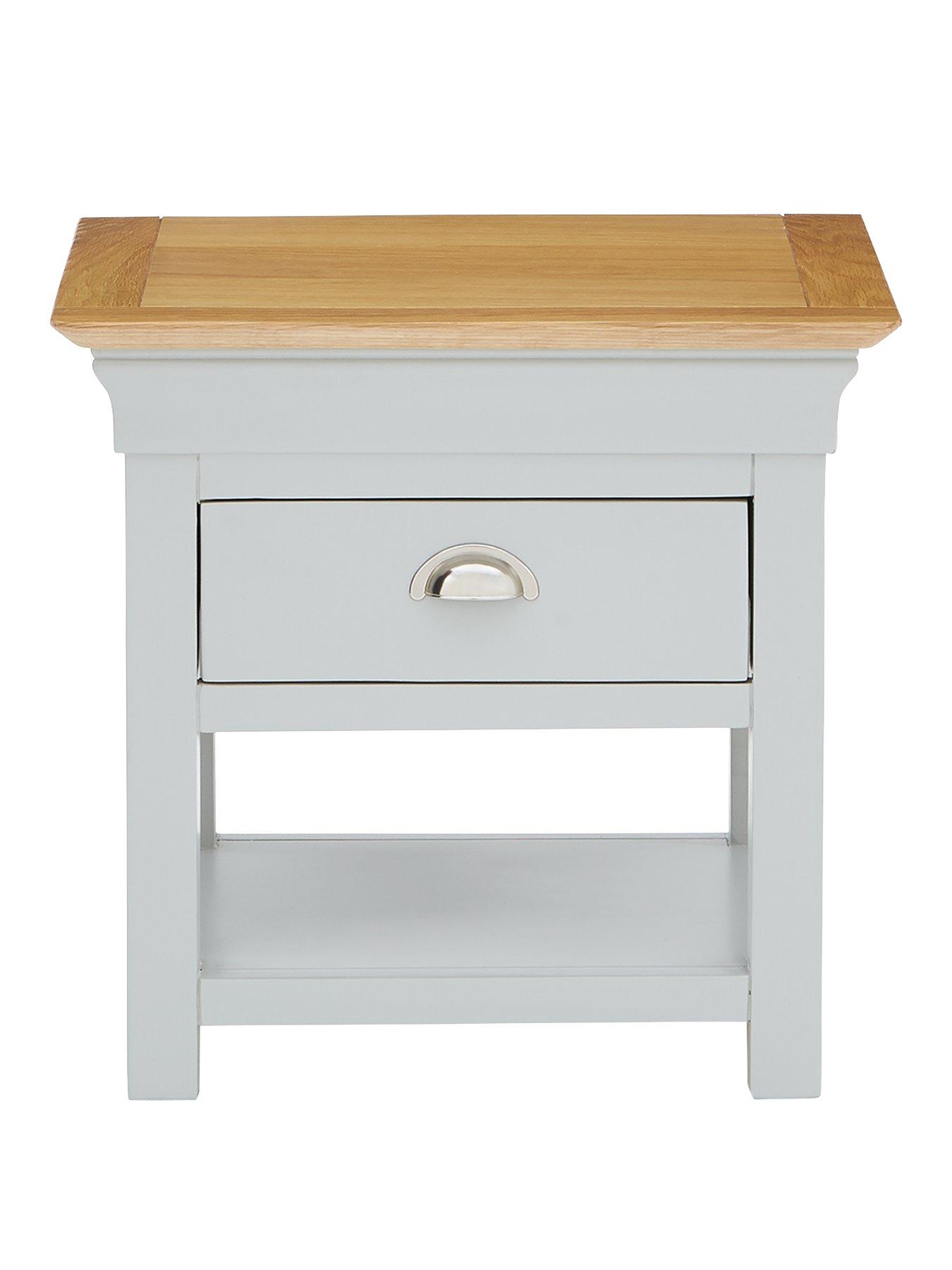 Very Home Seattle Ready Assembled Storage Lamp Table very.co.uk