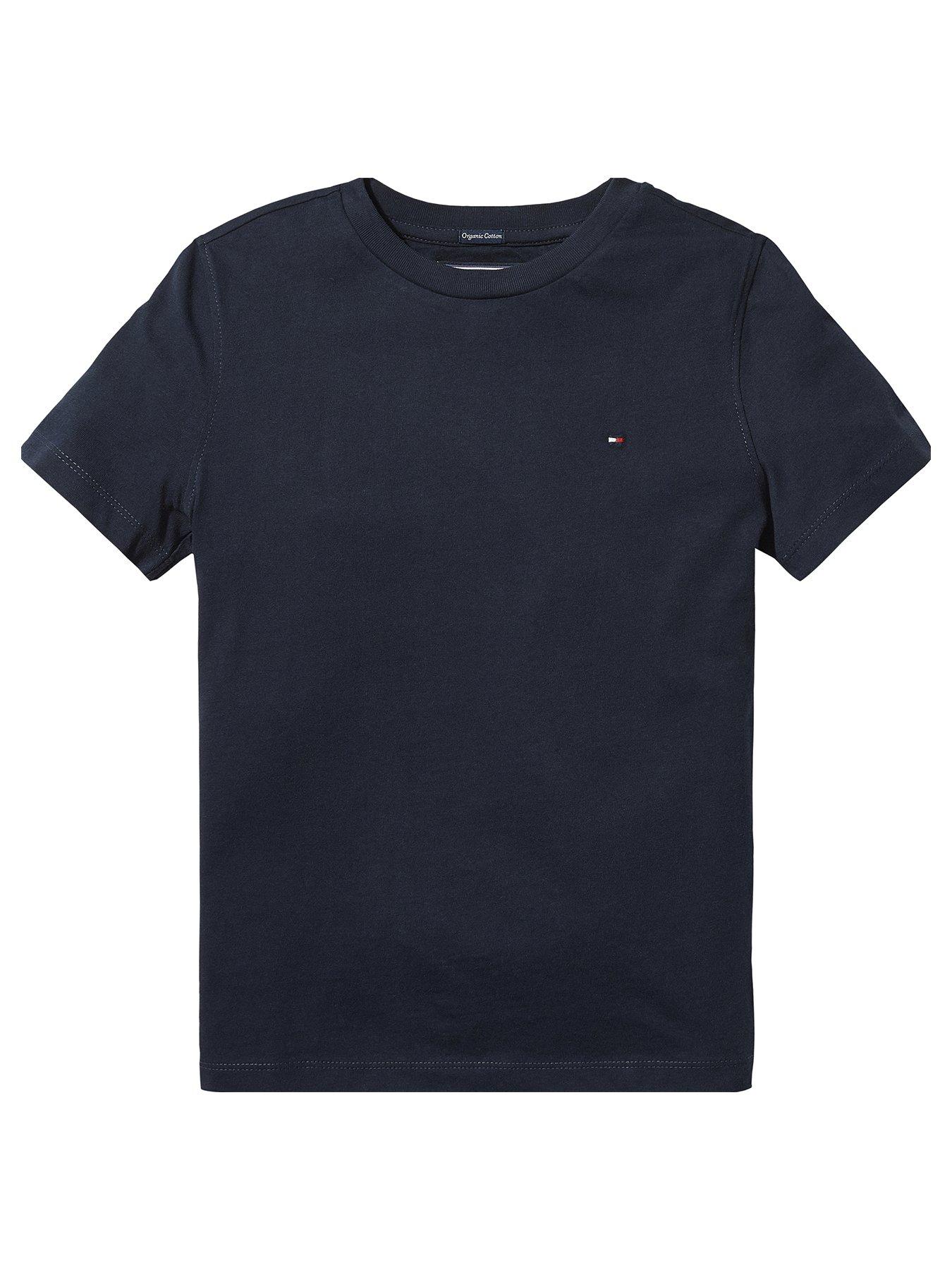 Tommy Hilfiger Boys Essential Flag T-Shirt - Navy