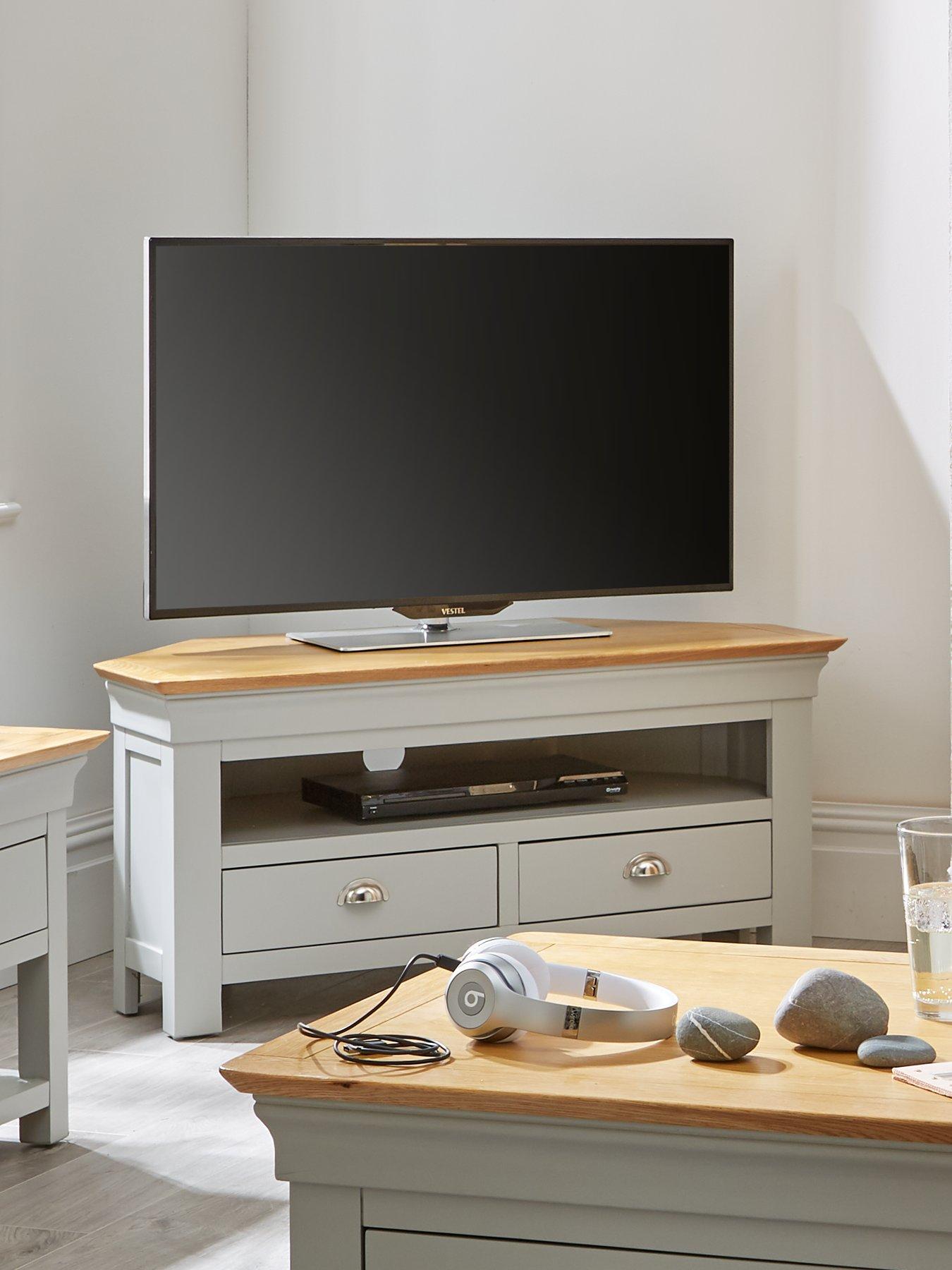 Very Home Seattle Ready Assembled Corner TV Unit fits up to 46 inch