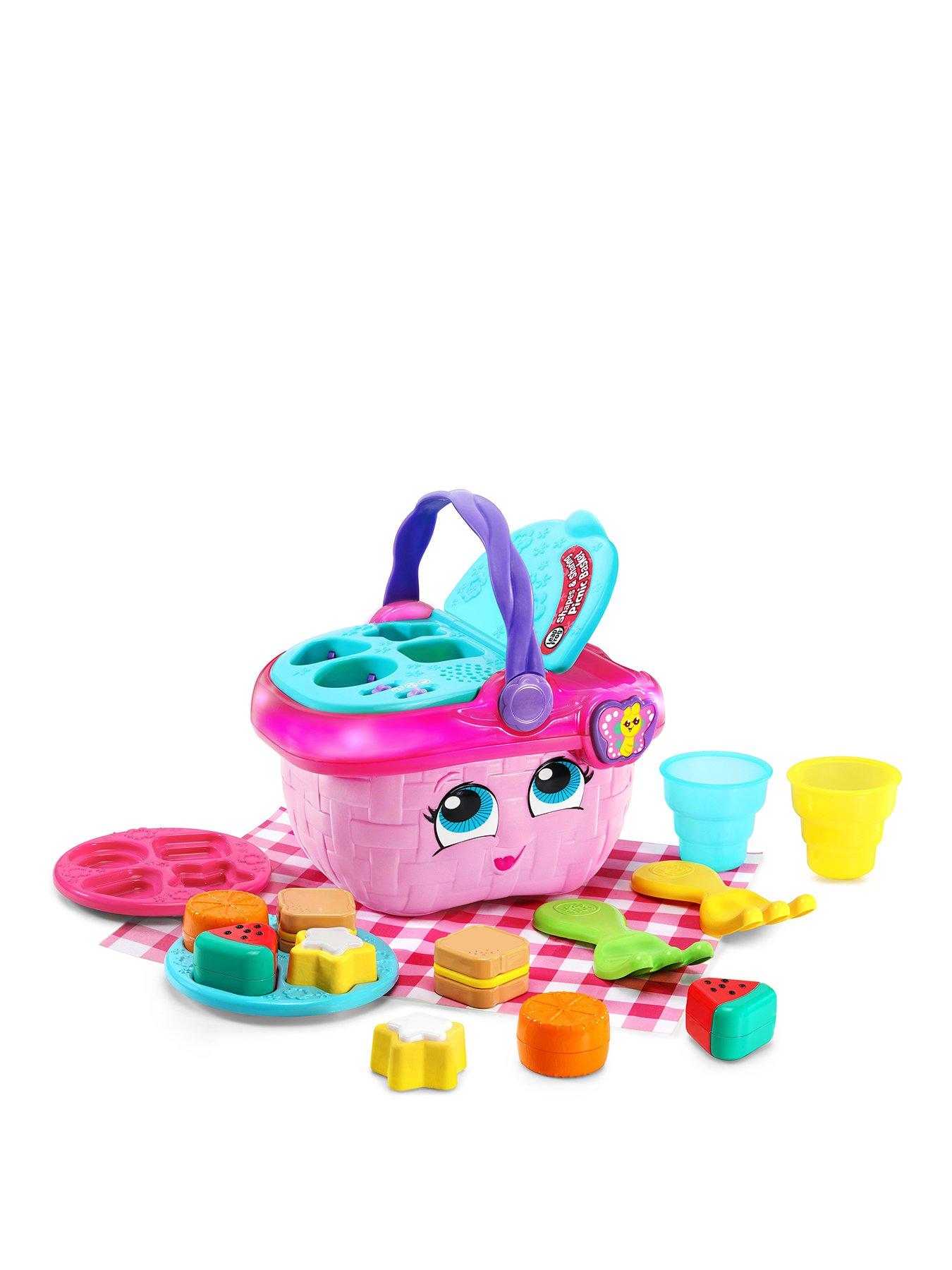 Leapfrog shapes and shop sharing picnic basket