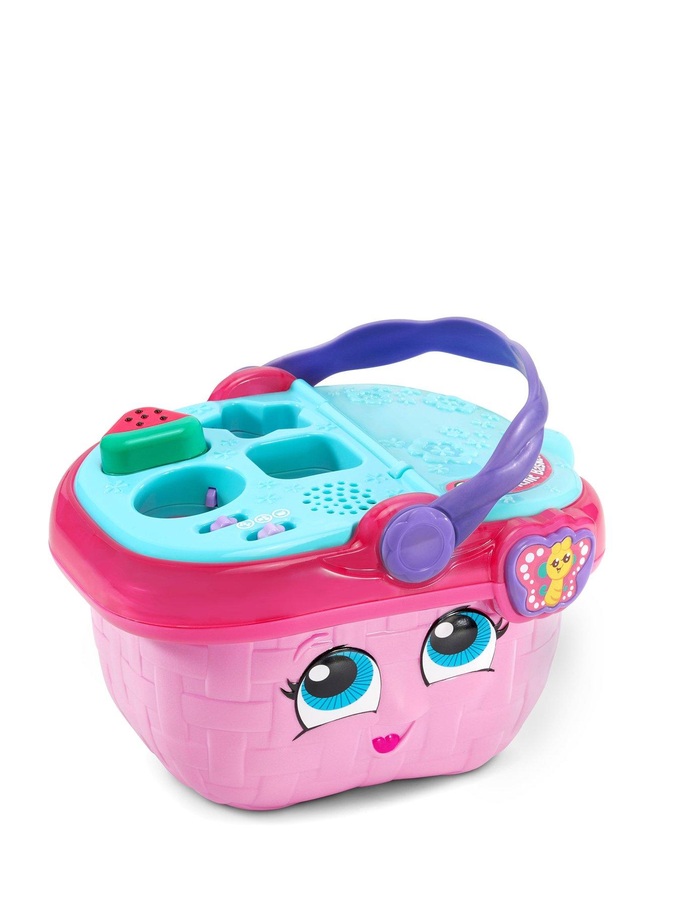 Leapfrog picnic store basket pink