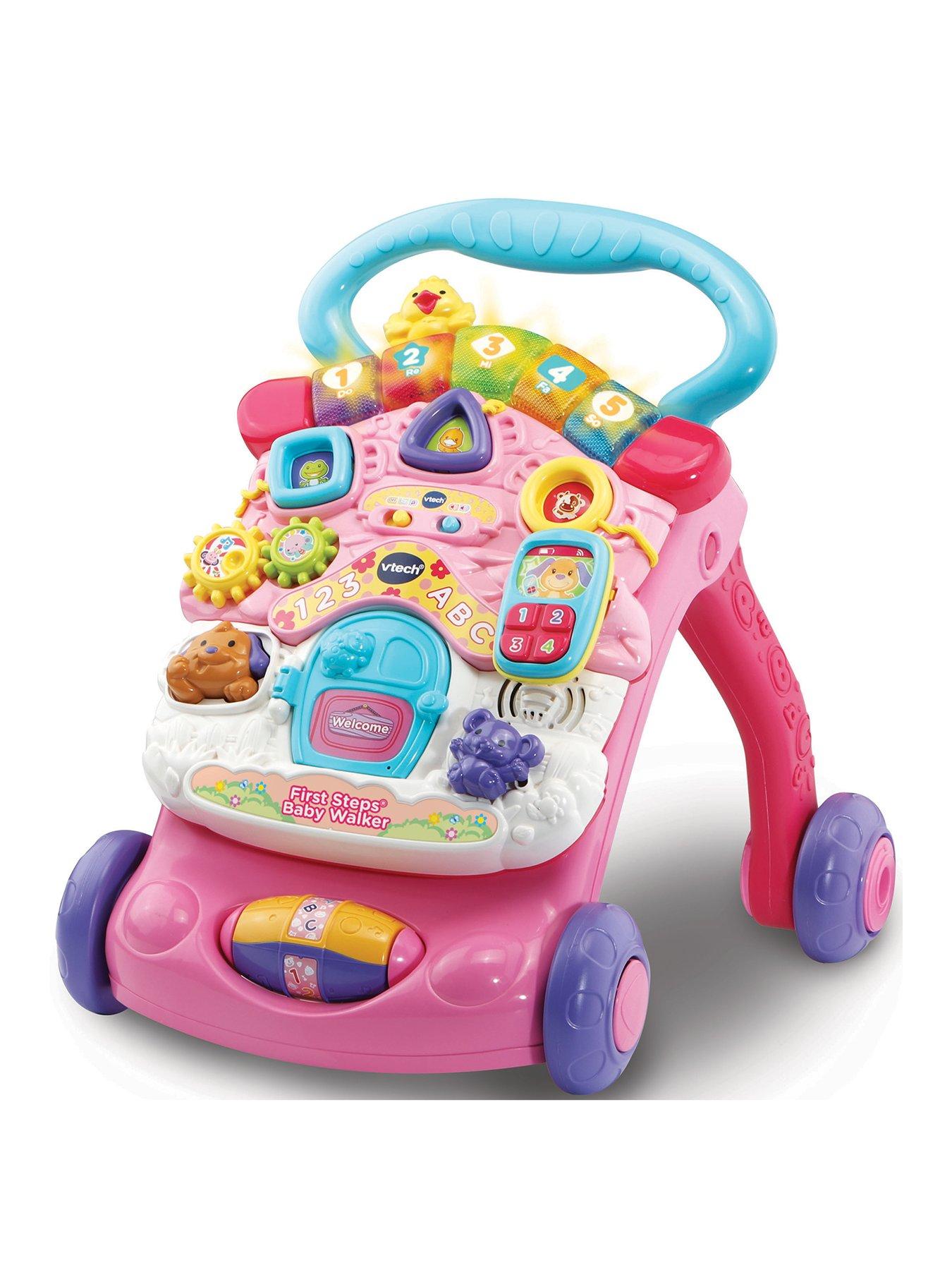 Vtech First Steps Baby Walker Pink Very Co Uk