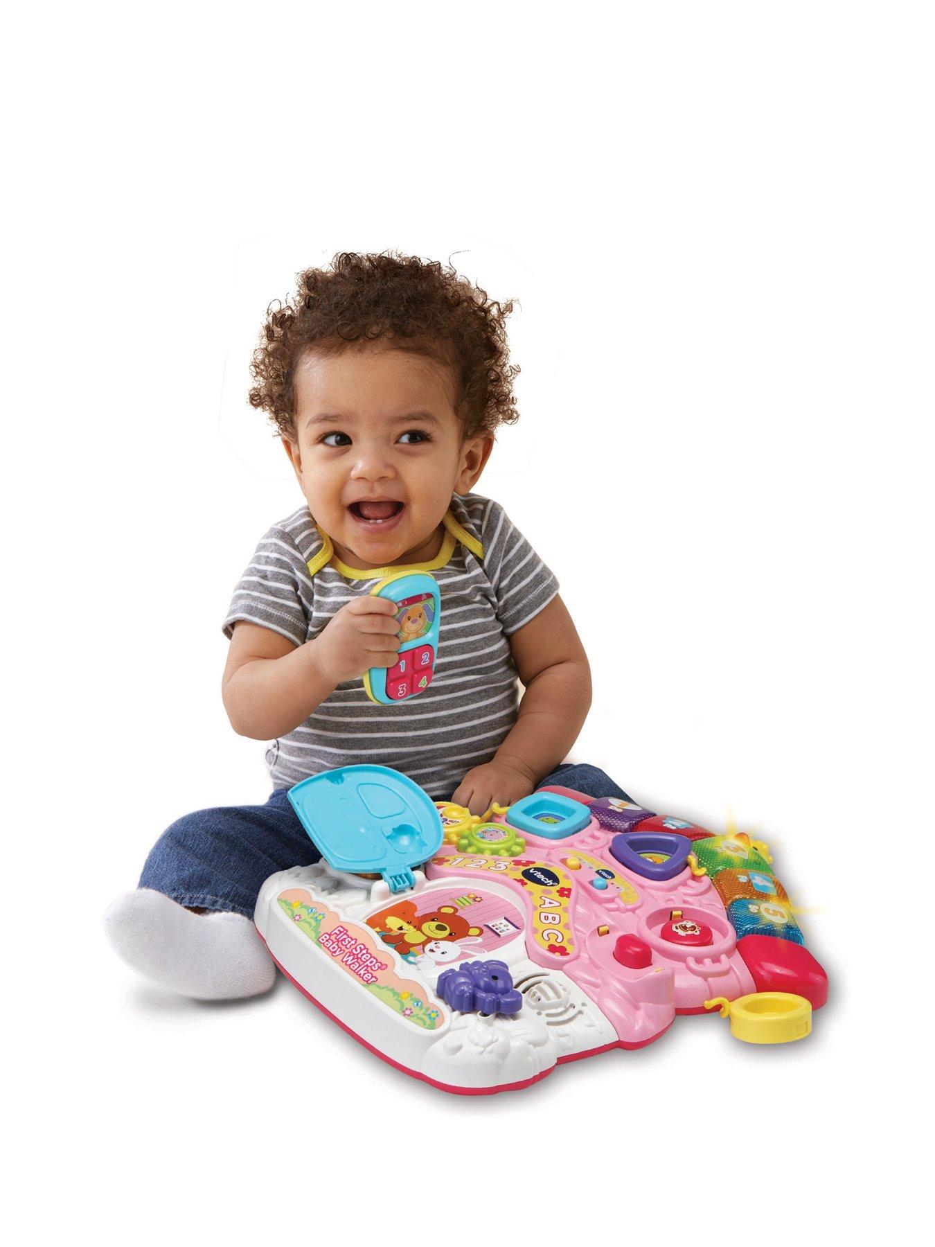 VTech First Steps Baby Walker - Pink | Very.co.uk